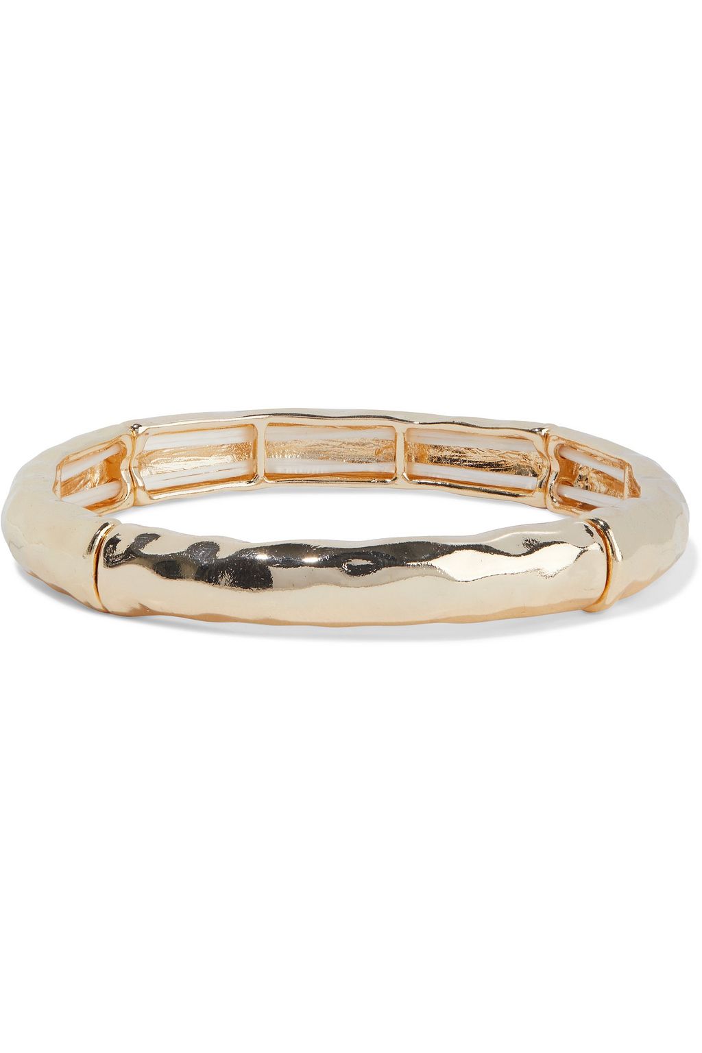 SHASHI 18-karat gold-plated bangle