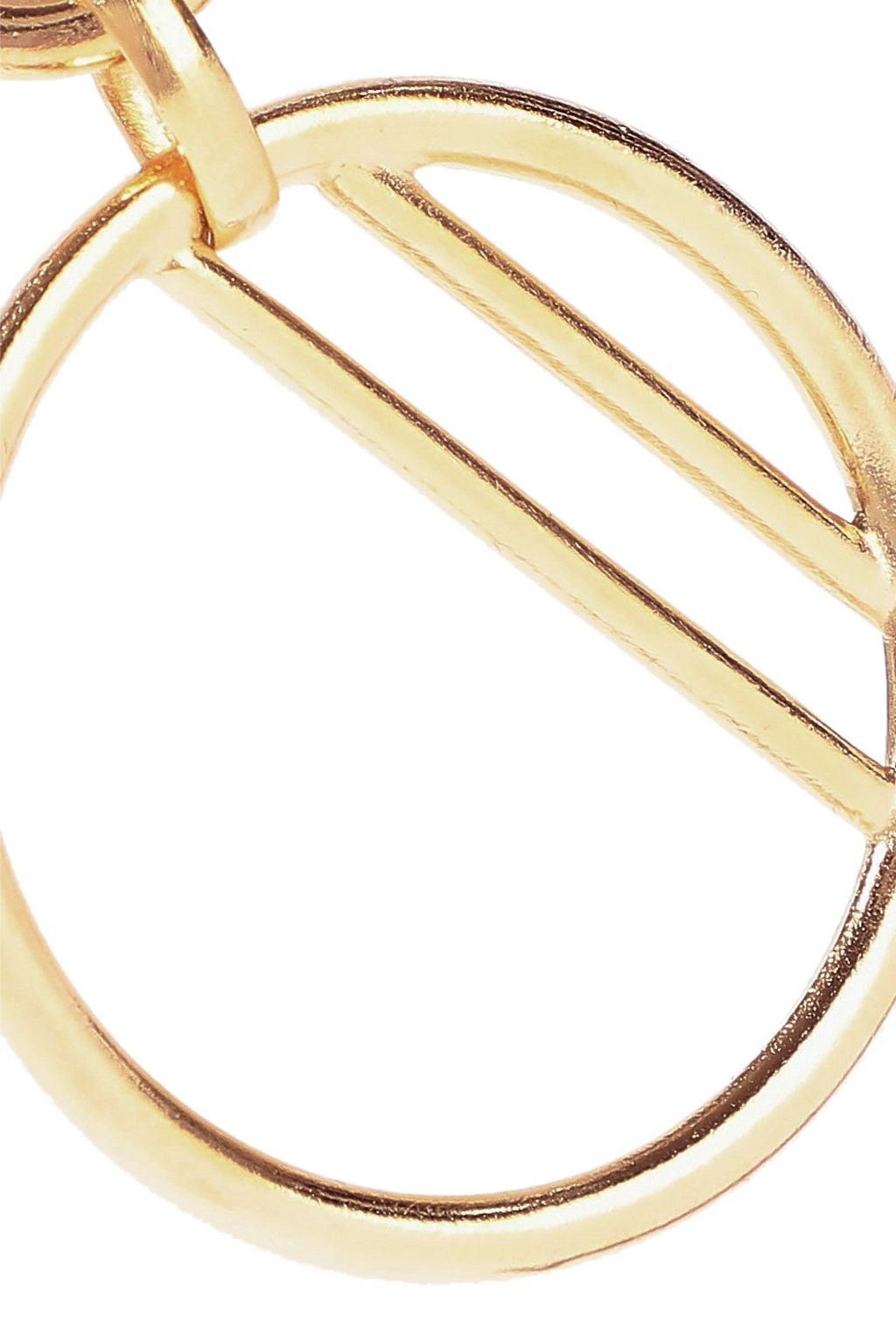 BEN-AMUN 24-karat gold-plated earrings