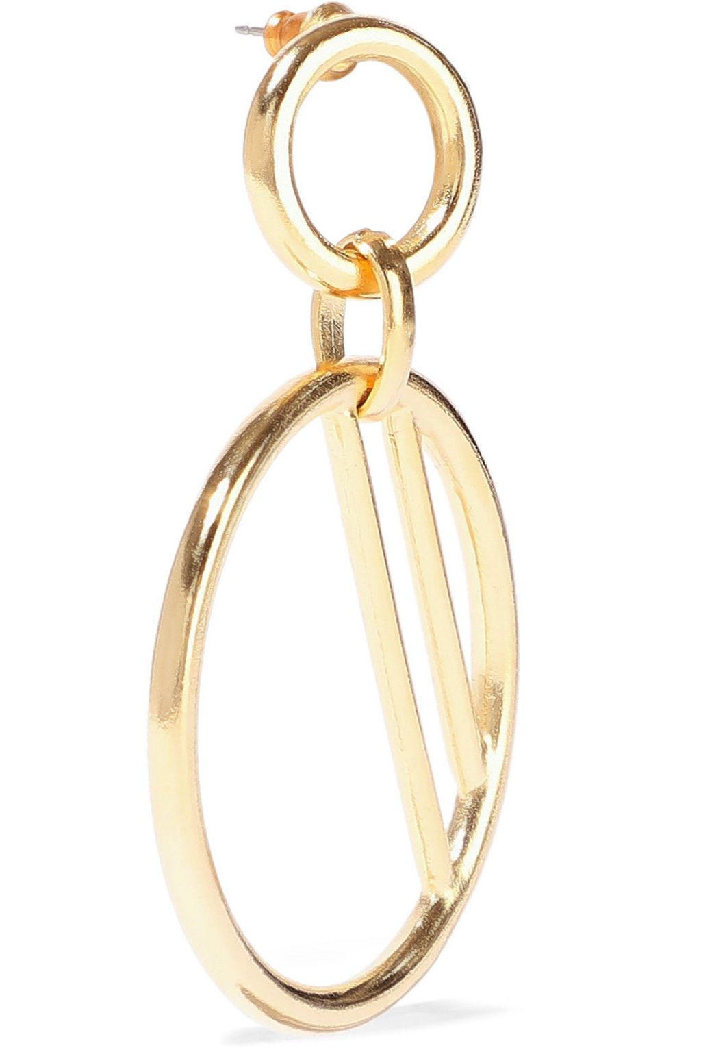 BEN-AMUN 24-karat gold-plated earrings