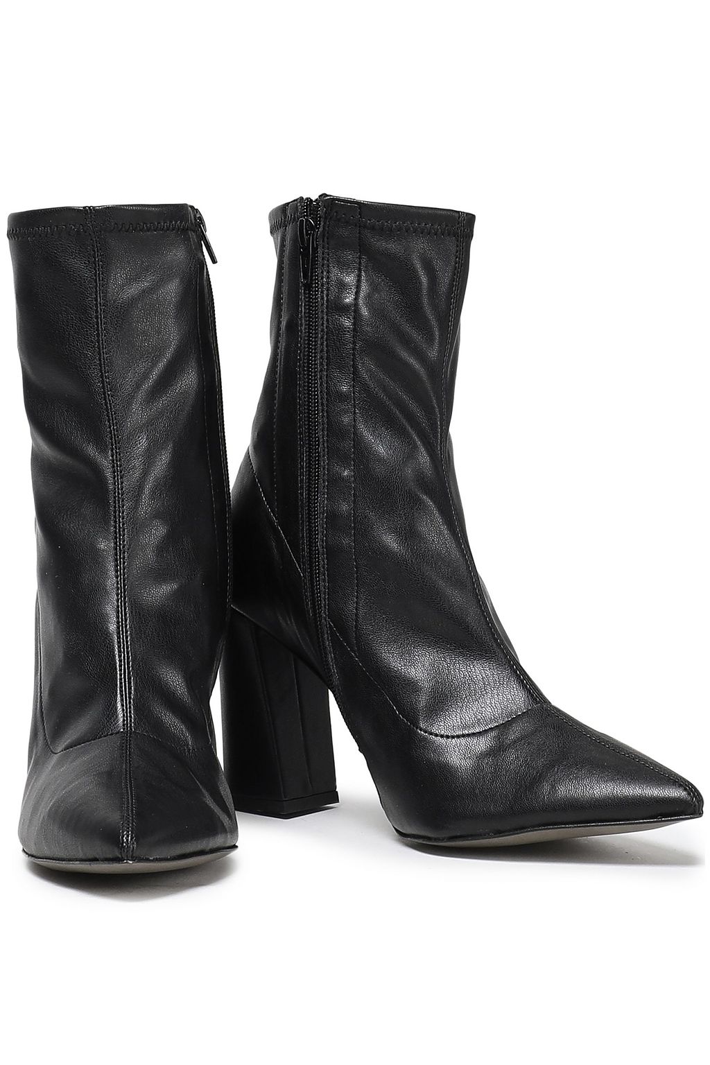 REBECCA MINKOFF Leather sock boots