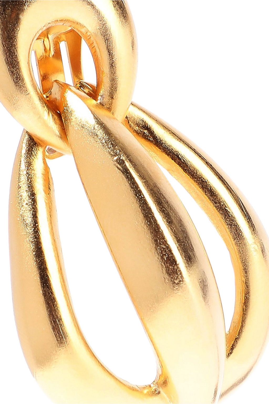 BEN-AMUN 24-karat gold-plated clip earrings