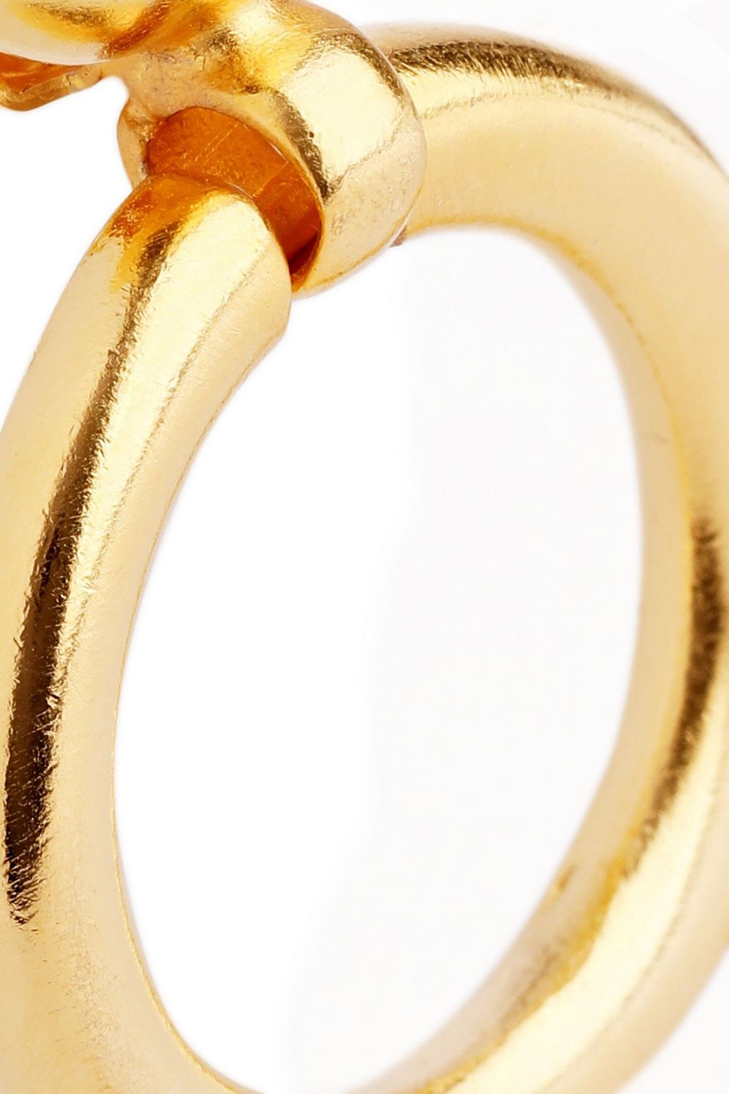 BEN-AMUN 24-karat gold-plated clip earrings