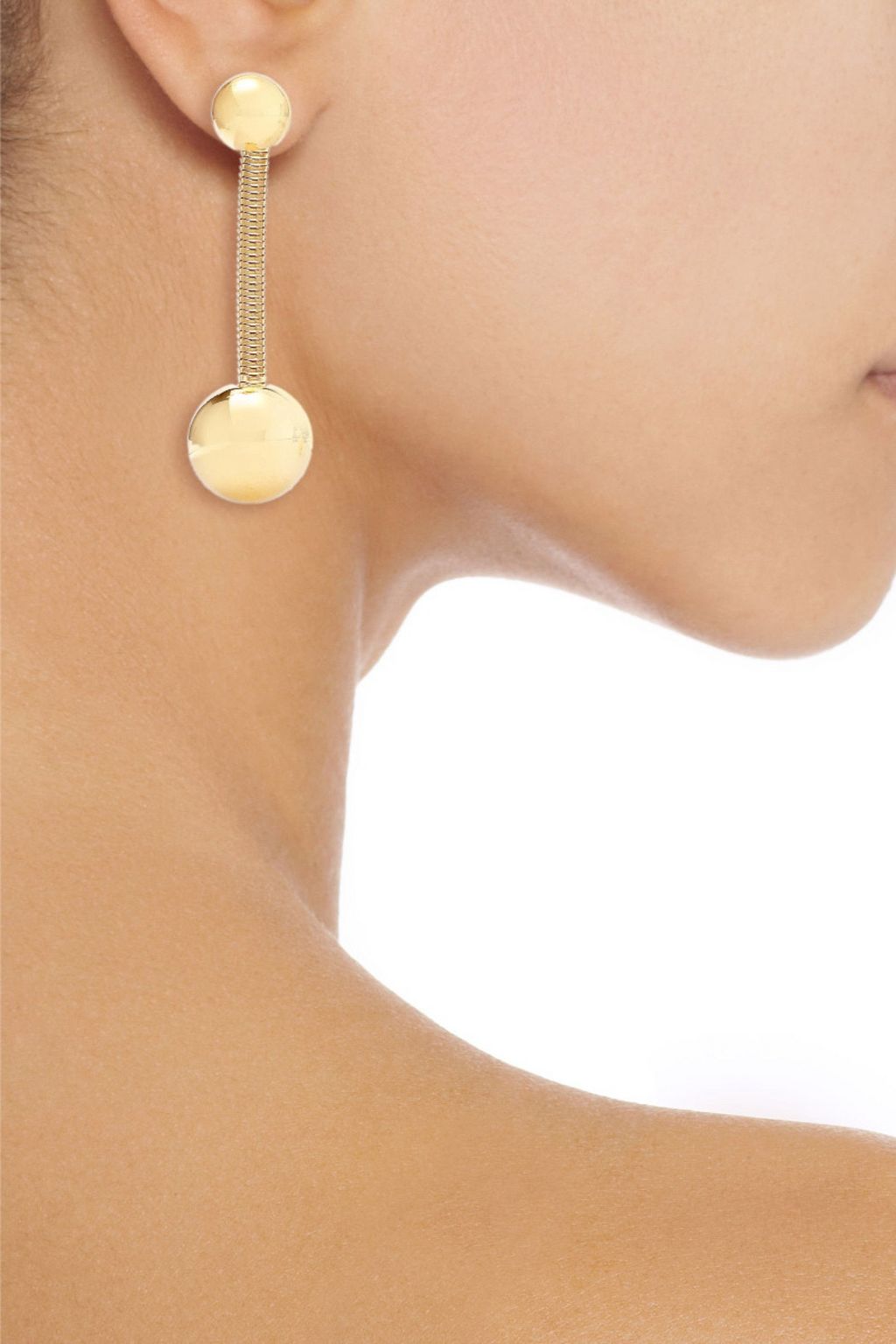 BEN-AMUN 24-karat gold-plated earrings