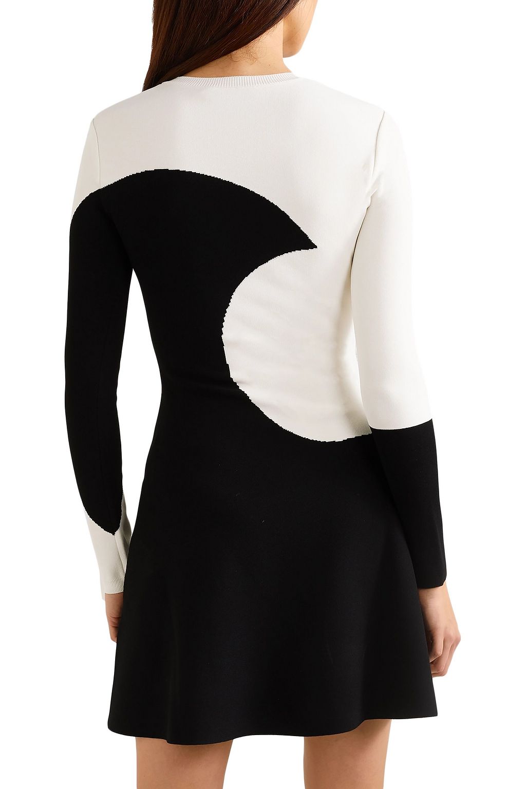 VALENTINO GARAVANI Jacquard-knit mini dress