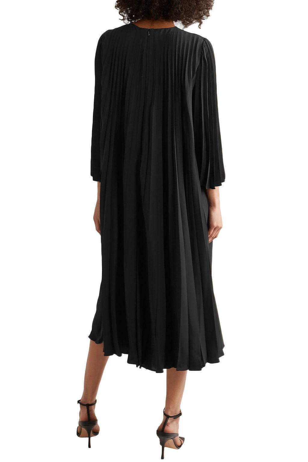 VALENTINO GARAVANI Pleated cady midi dress