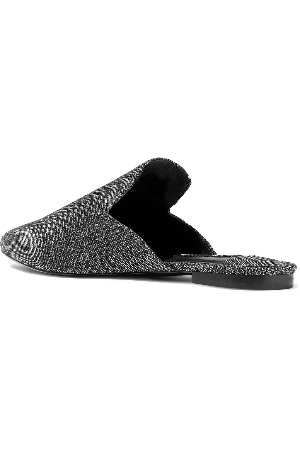 ALICE + OLIVIA Madalyn lamé slippers