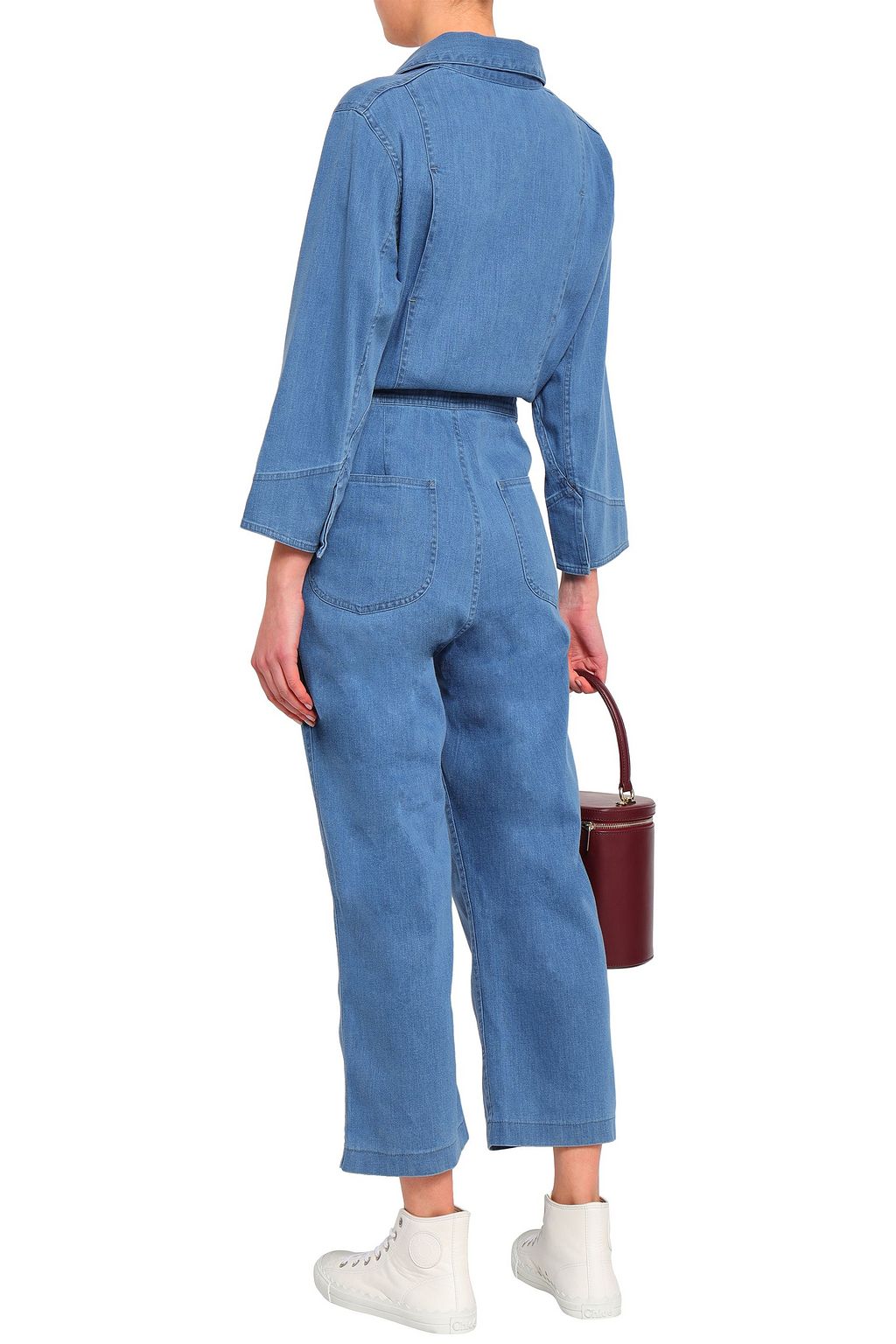 j brand denim jumpsuit