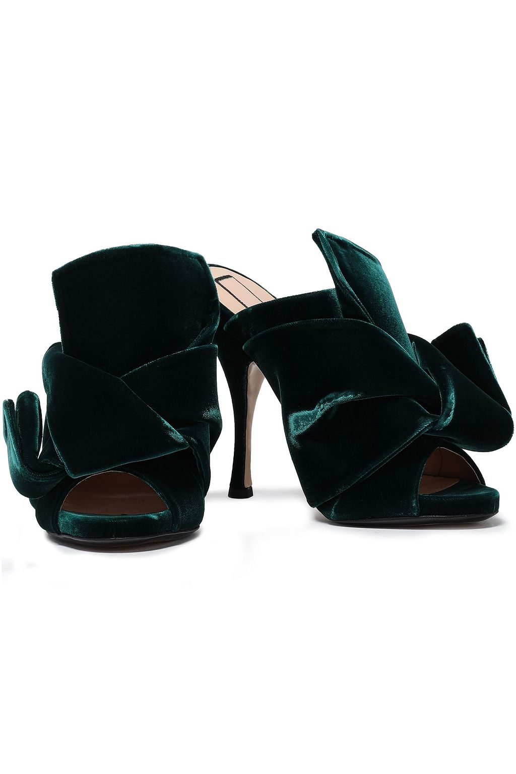 N°21 Knotted velvet mules
