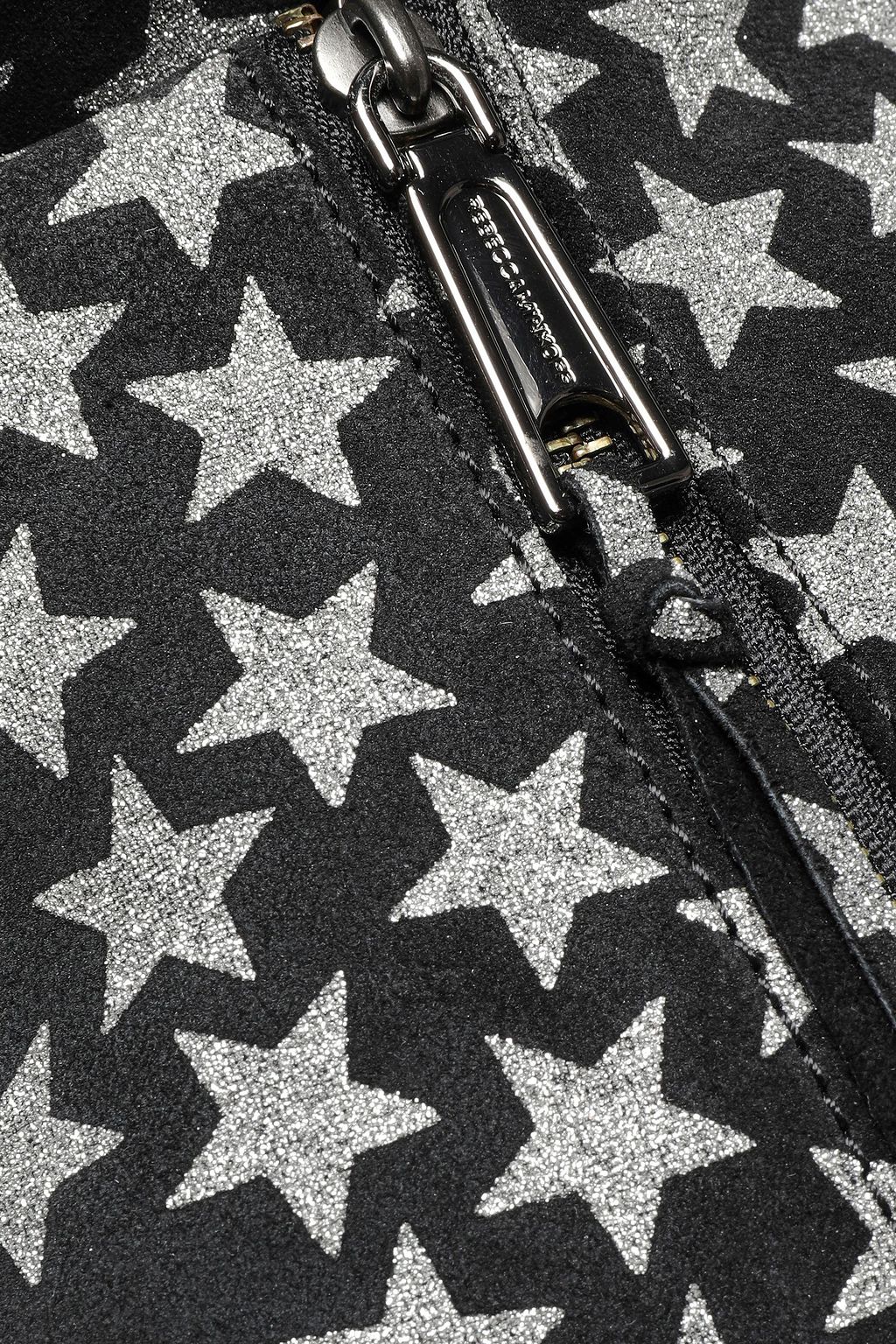 REBECCA MINKOFF Julian convertible glittered suede backpack