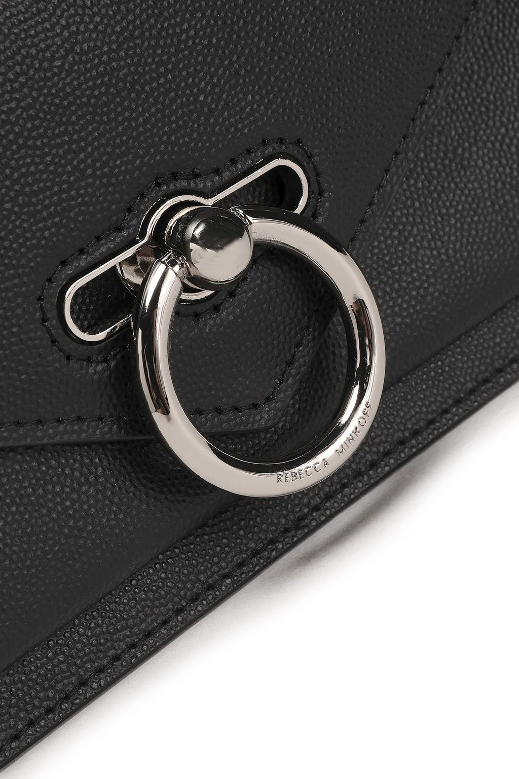 REBECCA MINKOFF Jean pebbled-leather shoulder bag