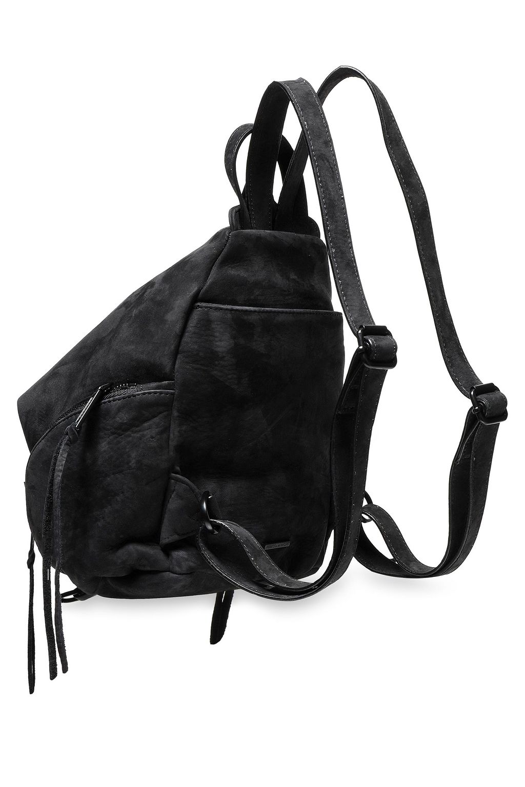 REBECCA MINKOFF Julian convertible textured-suede backpack