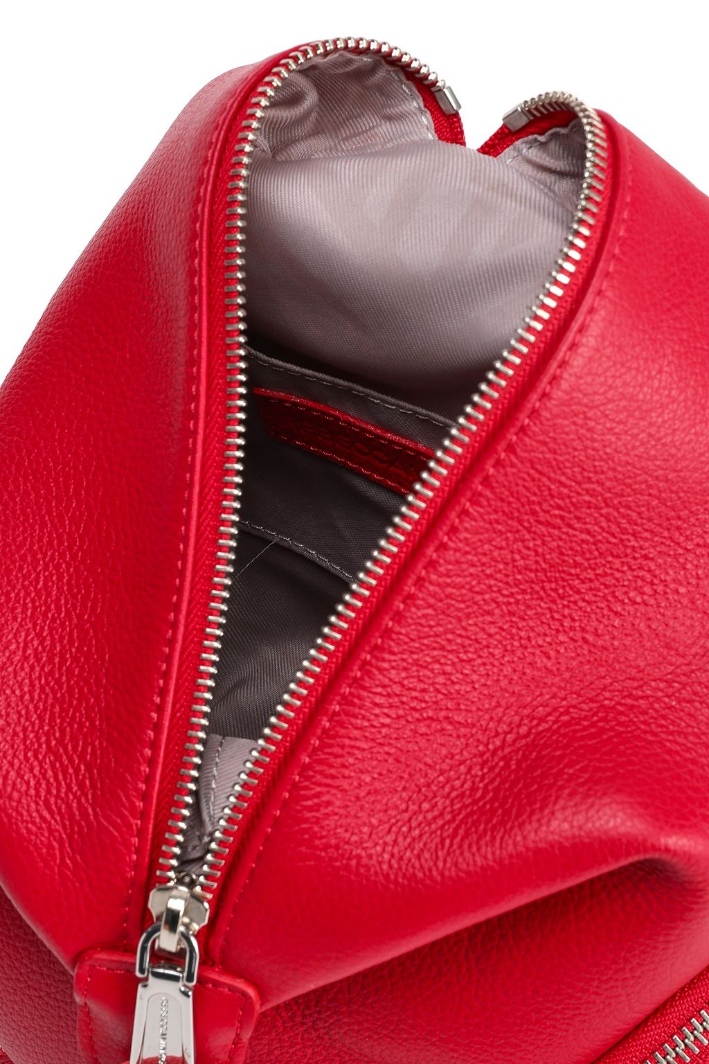 REBECCA MINKOFF Pebbled-leather backpack
