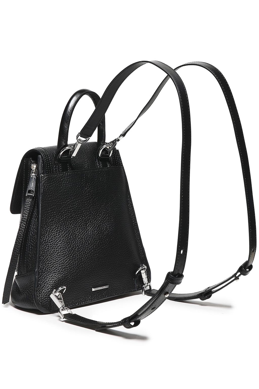 REBECCA MINKOFF Textured-leather backpack