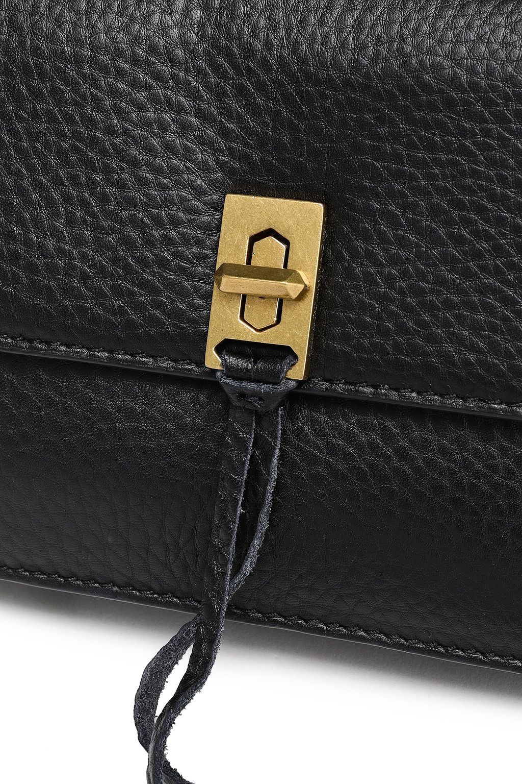 REBECCA MINKOFF Studded textured-leather shoulder bag