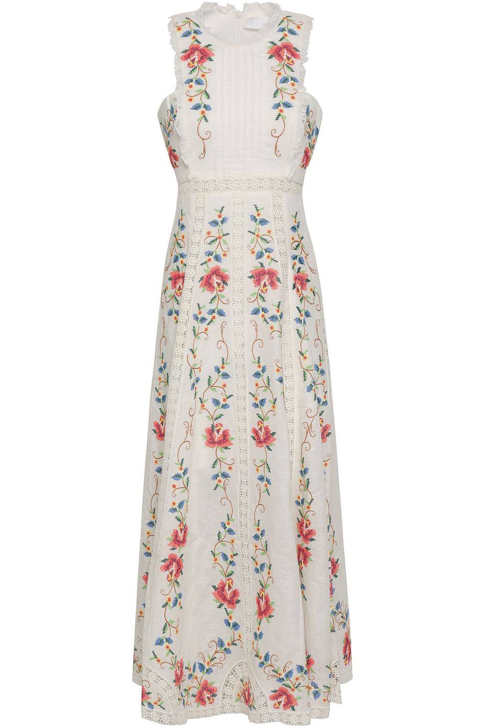 zimmermann white embroidered dress