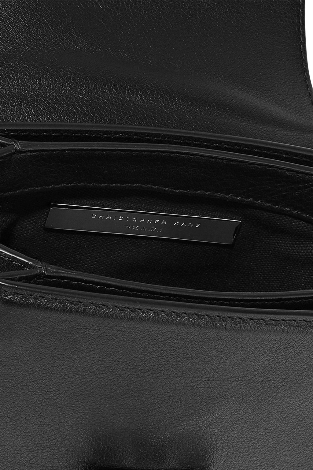 CHRISTOPHER KANE Bonnie crystal-embellished leather shoulder bag