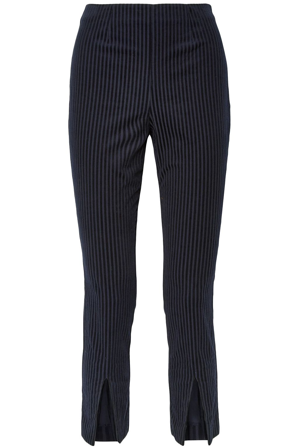 striped stretch pants