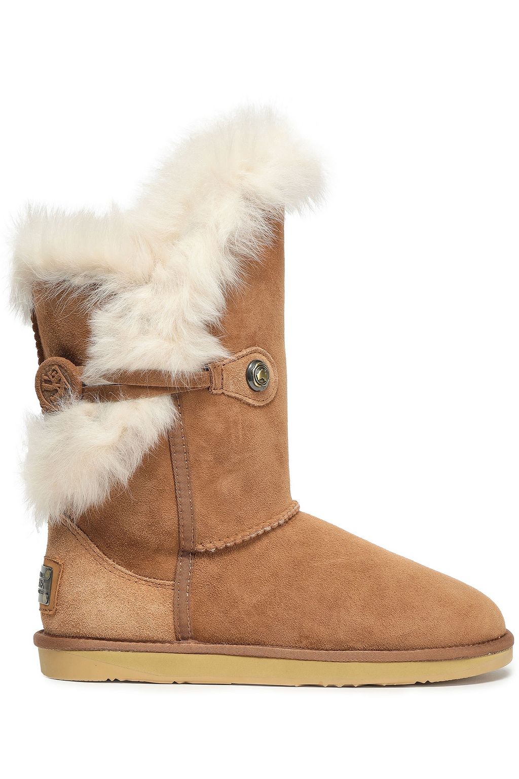 brown Nordic Angel shearling snow boots 