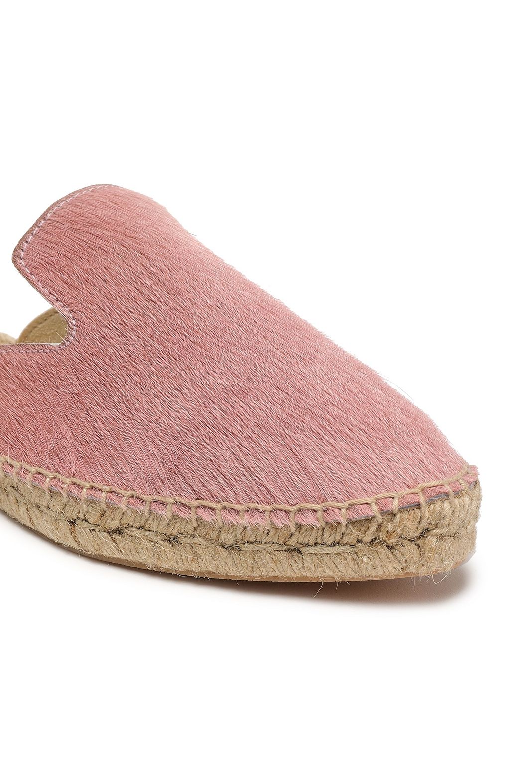 MANEBÍ Dakota calf hair espadrille slippers
