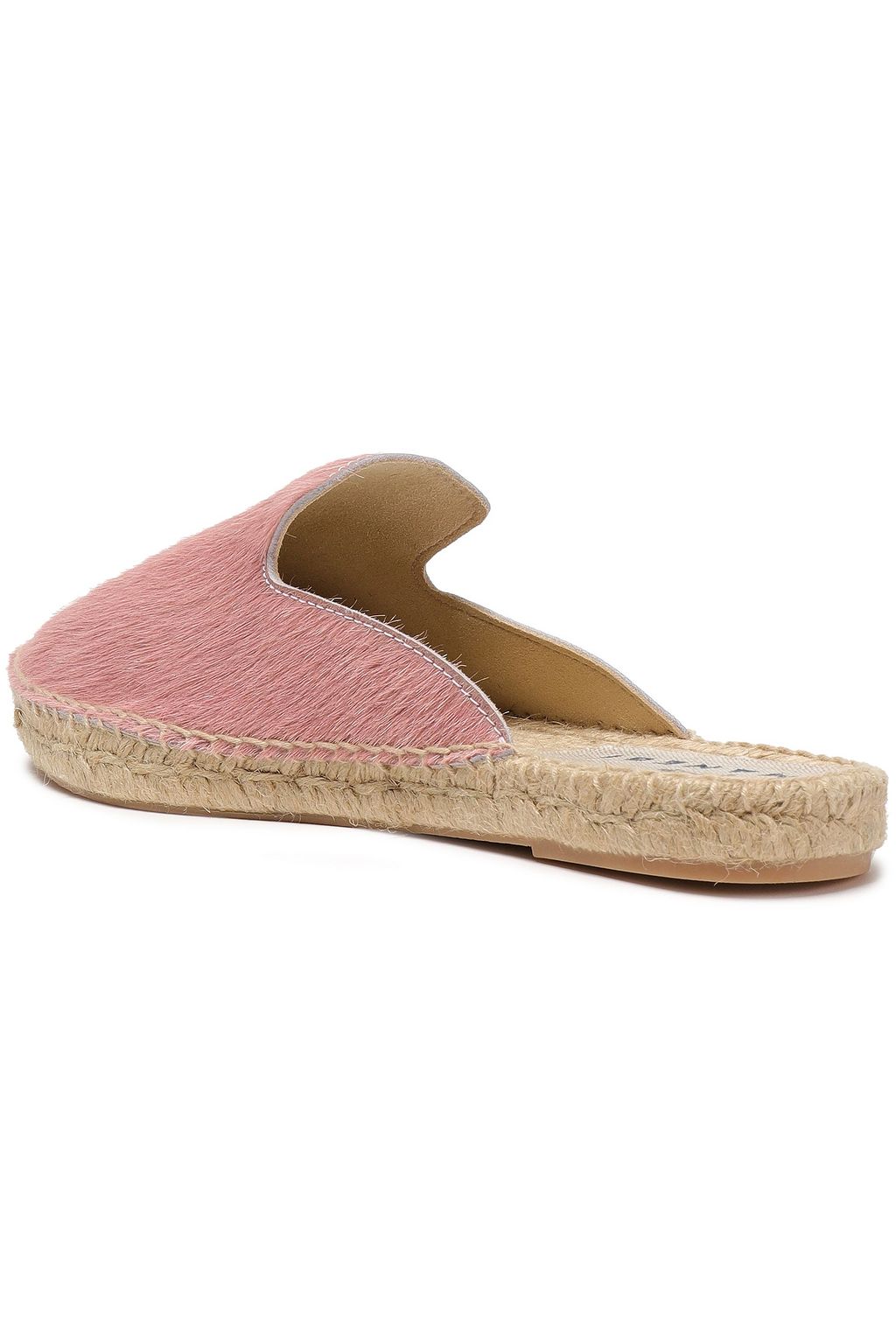MANEBÍ Dakota calf hair espadrille slippers