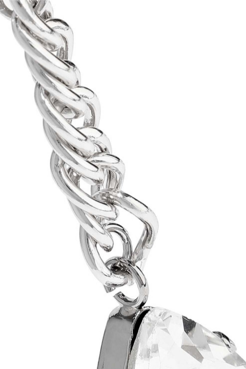 CHRISTOPHER KANE Silver-tone crystal earrings