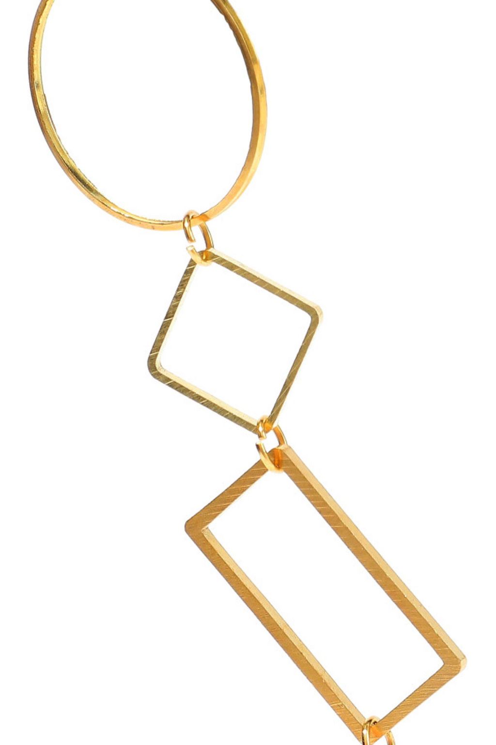 KENNETH JAY LANE 22-karat gold-plated earrings