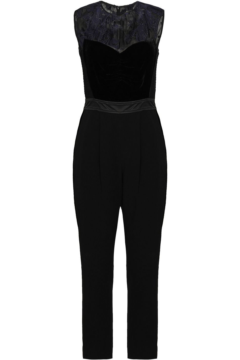 rebecca taylor velvet jumpsuit
