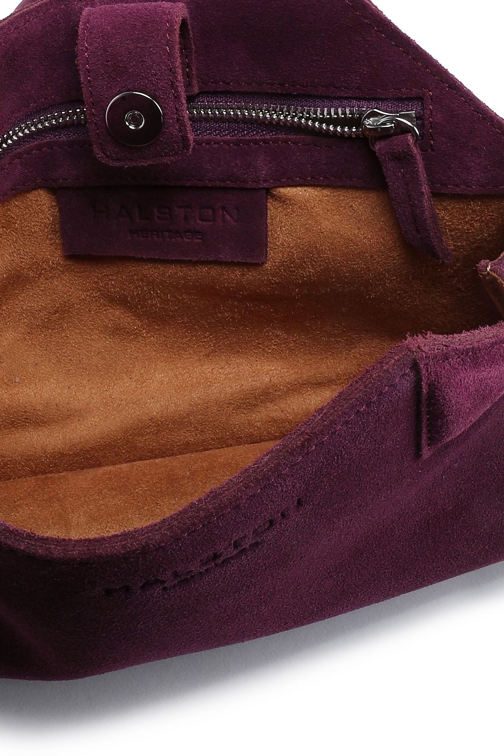 HALSTON HERITAGE Suede shoulder bag