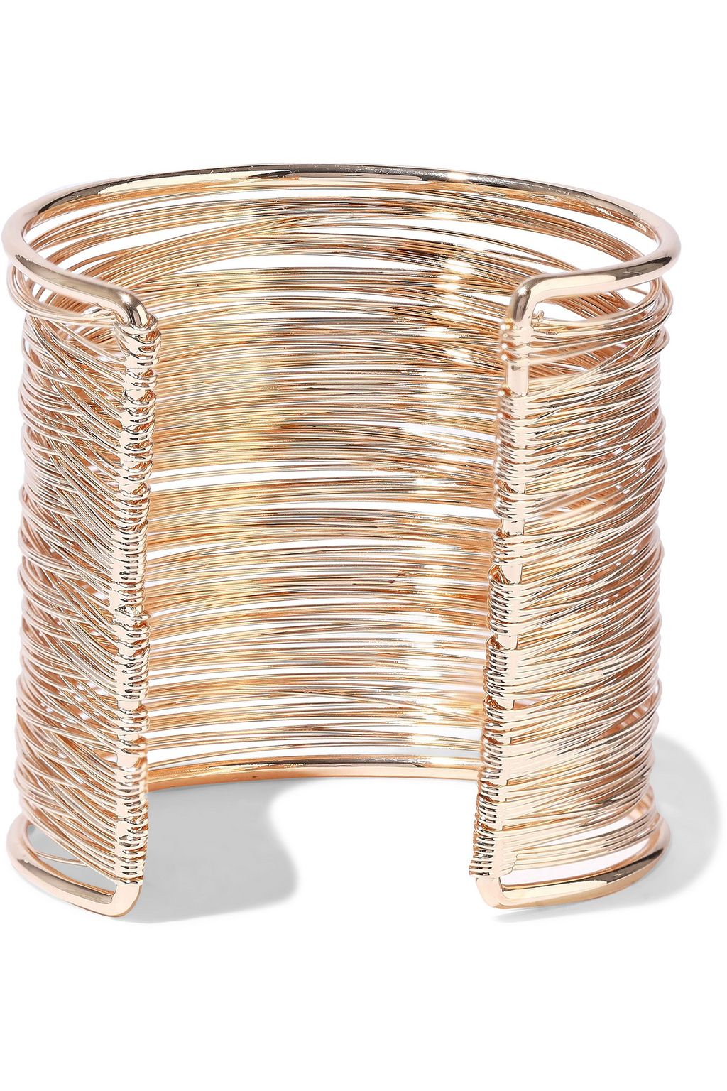KENNETH JAY LANE 22-karat gold-plated cuff
