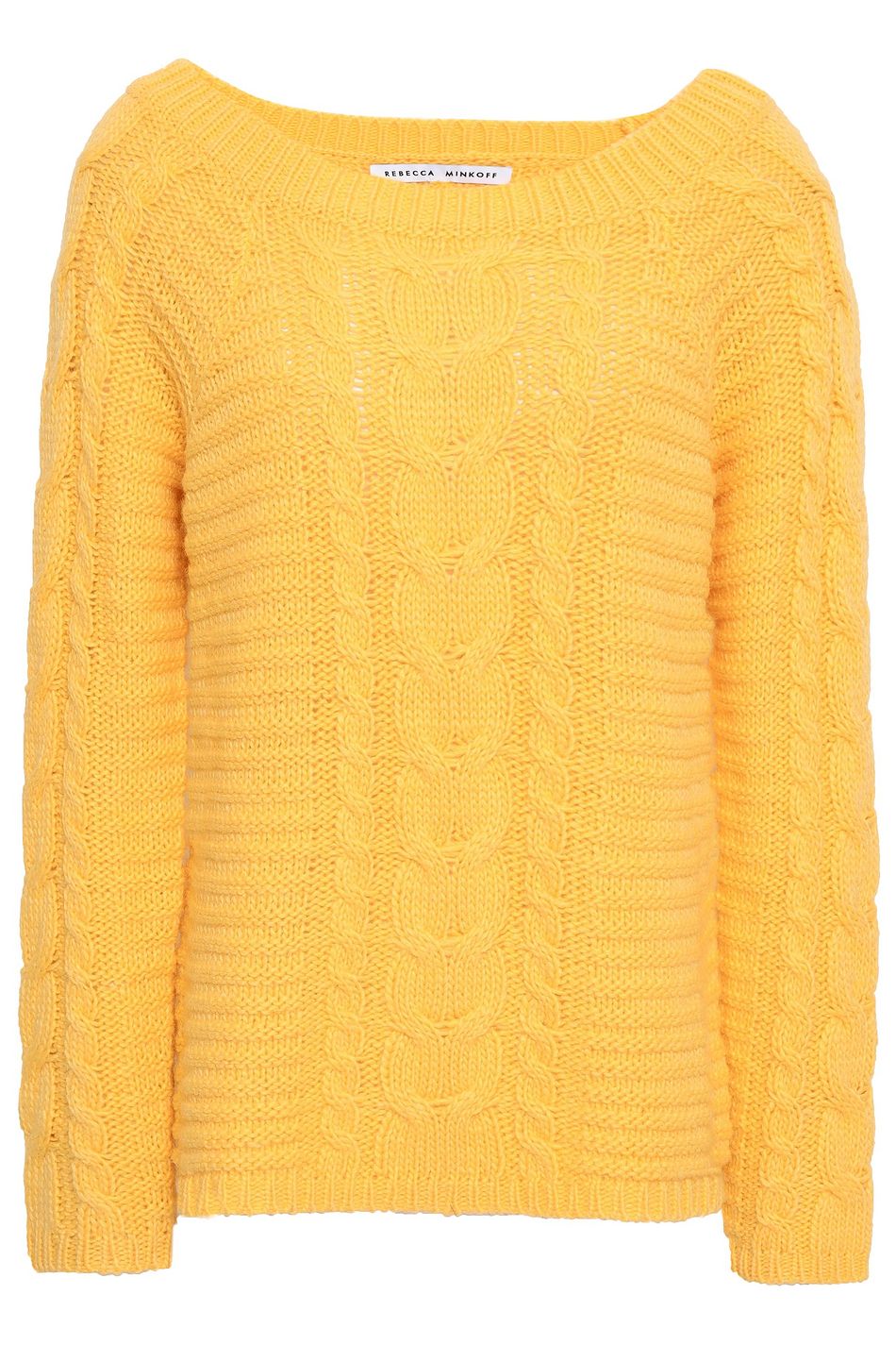 yellow knit sweater