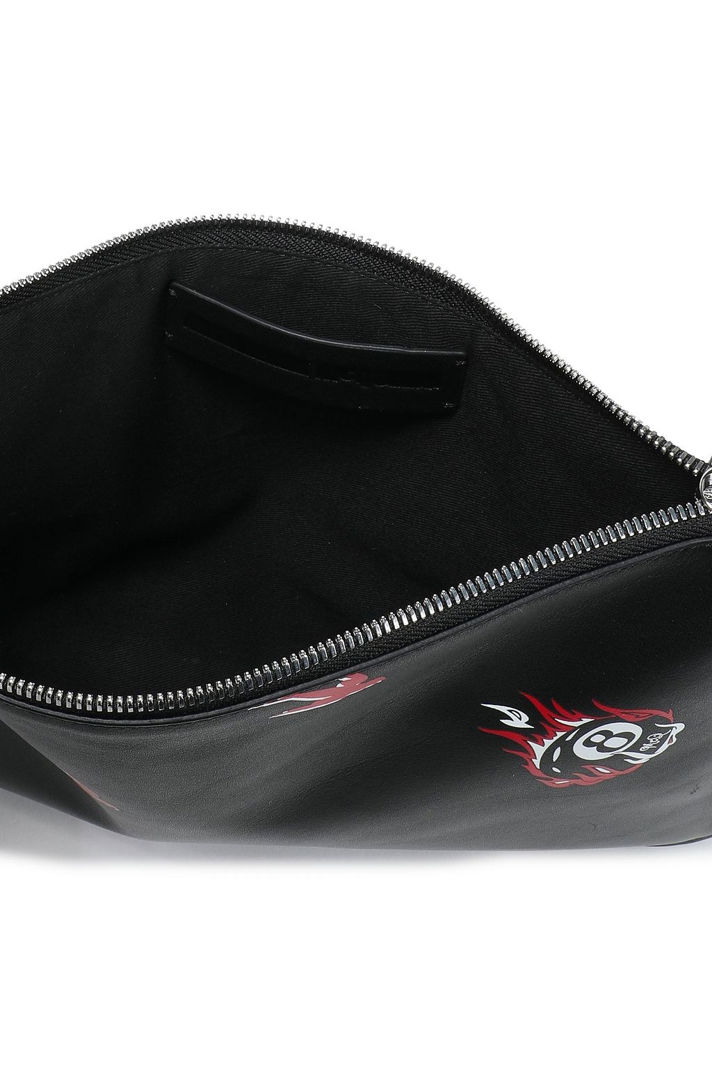 MCQ ALEXANDER MCQUEEN Printed textured-leather pouch