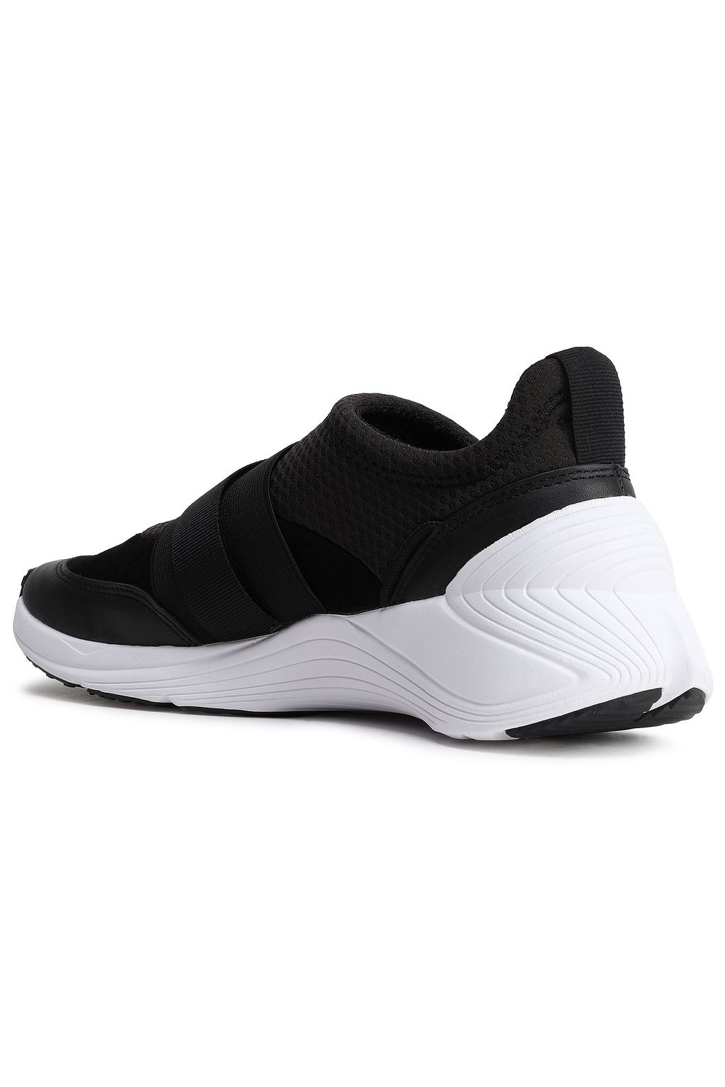 MCQ ALEXANDER MCQUEEN Suede and mesh-paneled sneakers