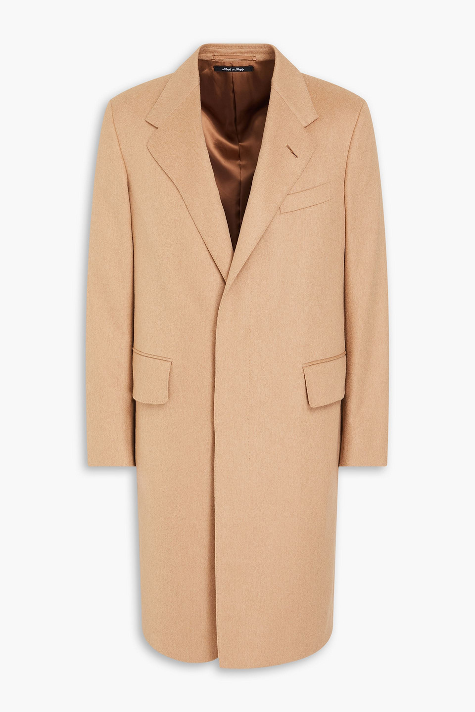 Dunhill Camel Hair Coat In Sandfarben