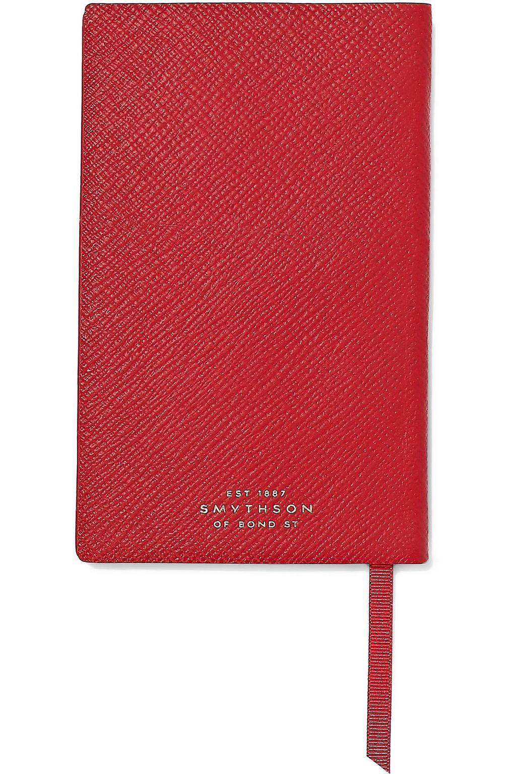 SMYTHSON Panama Notes textured-leather notebook