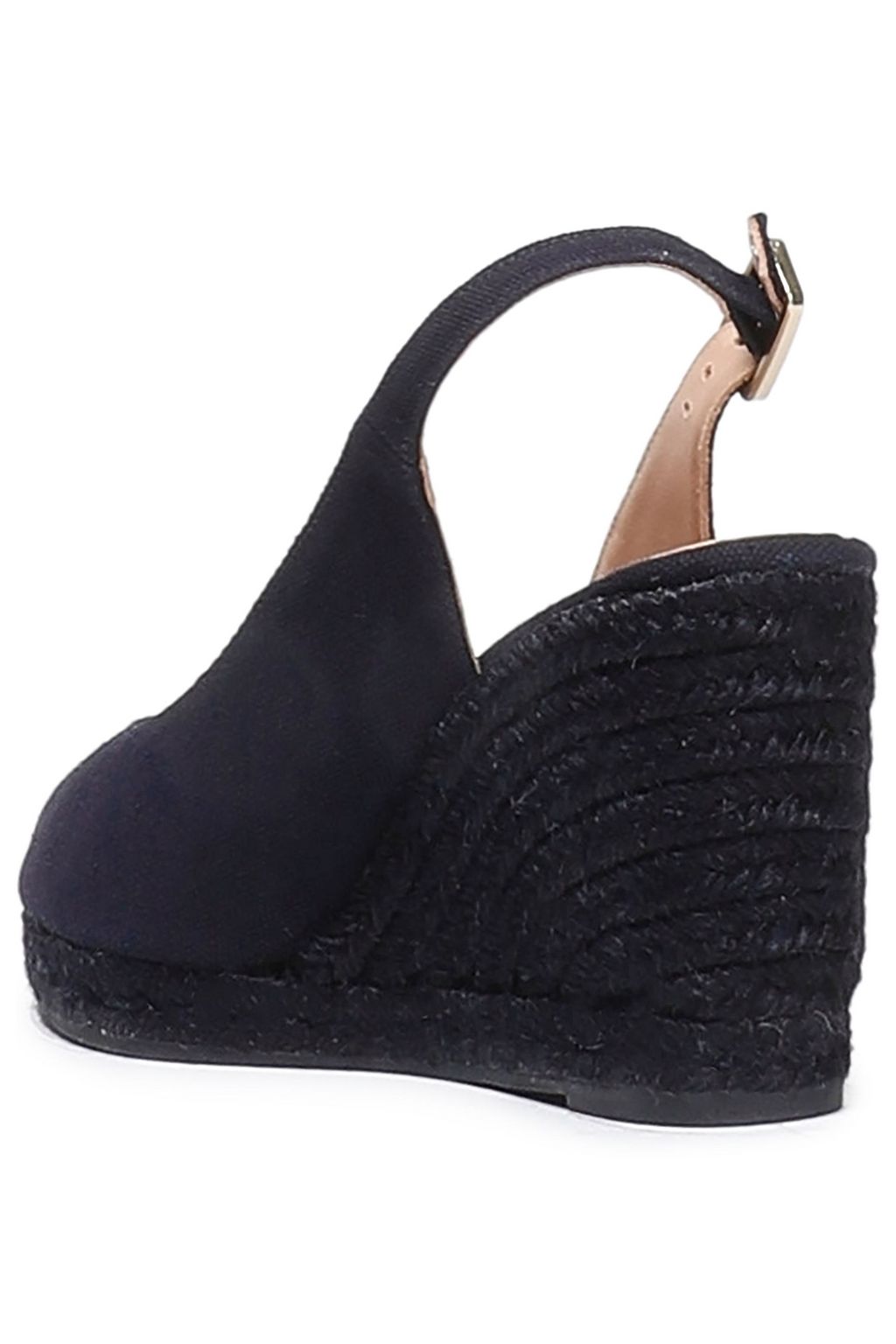 CASTAÑER Beli canvas wedge slingback espadrilles