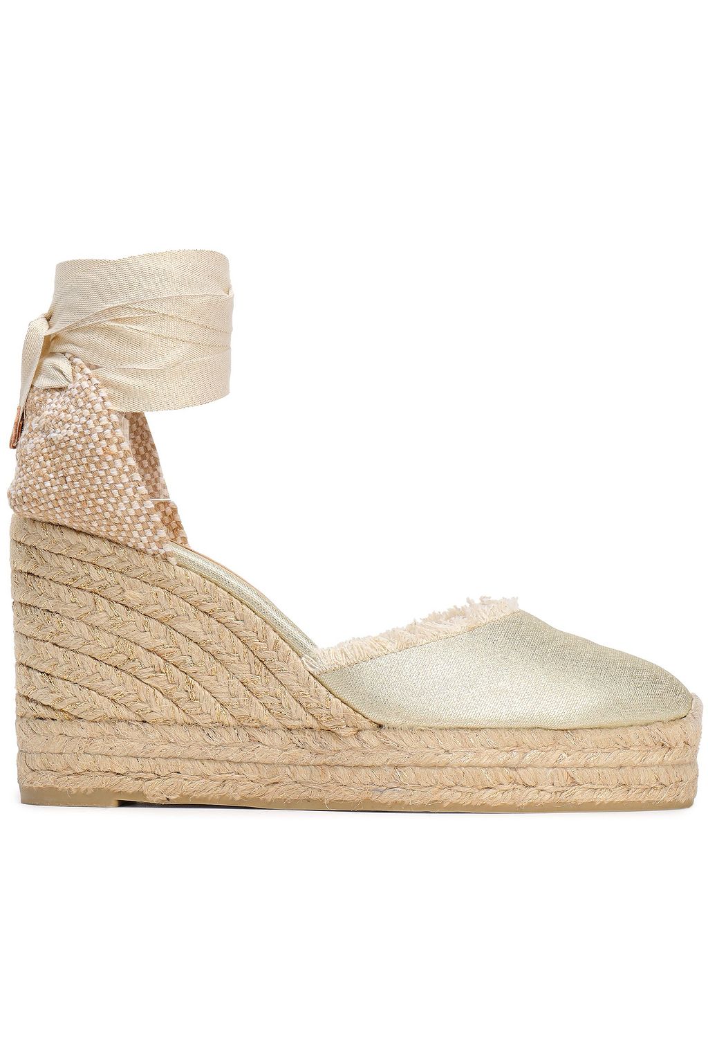castaner metallic espadrille