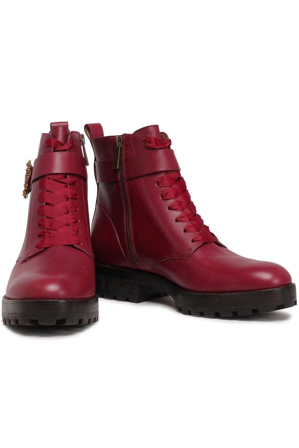 michael michael kors ryder leather ankle boot