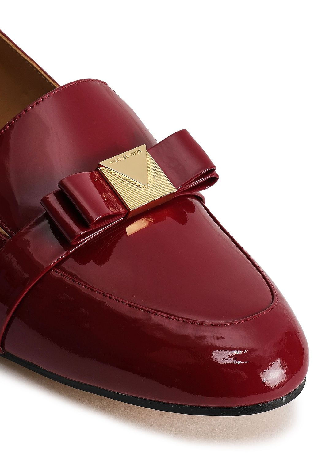 michael michael kors caroline patent leather loafer