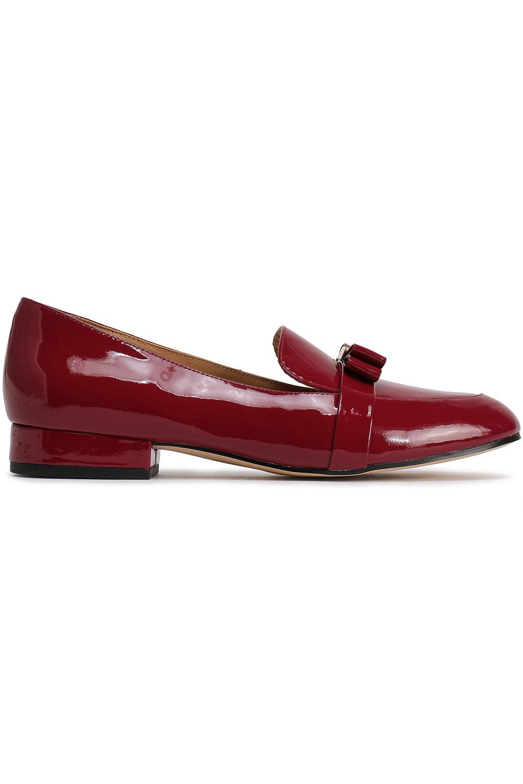 michael kors loafers red
