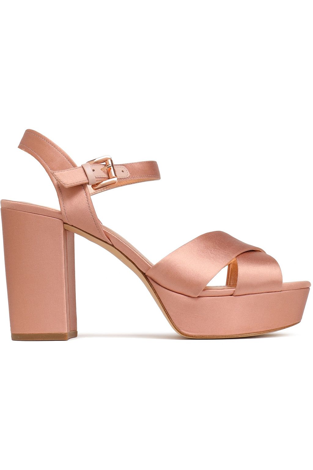 michael michael kors divia leather platform sandal
