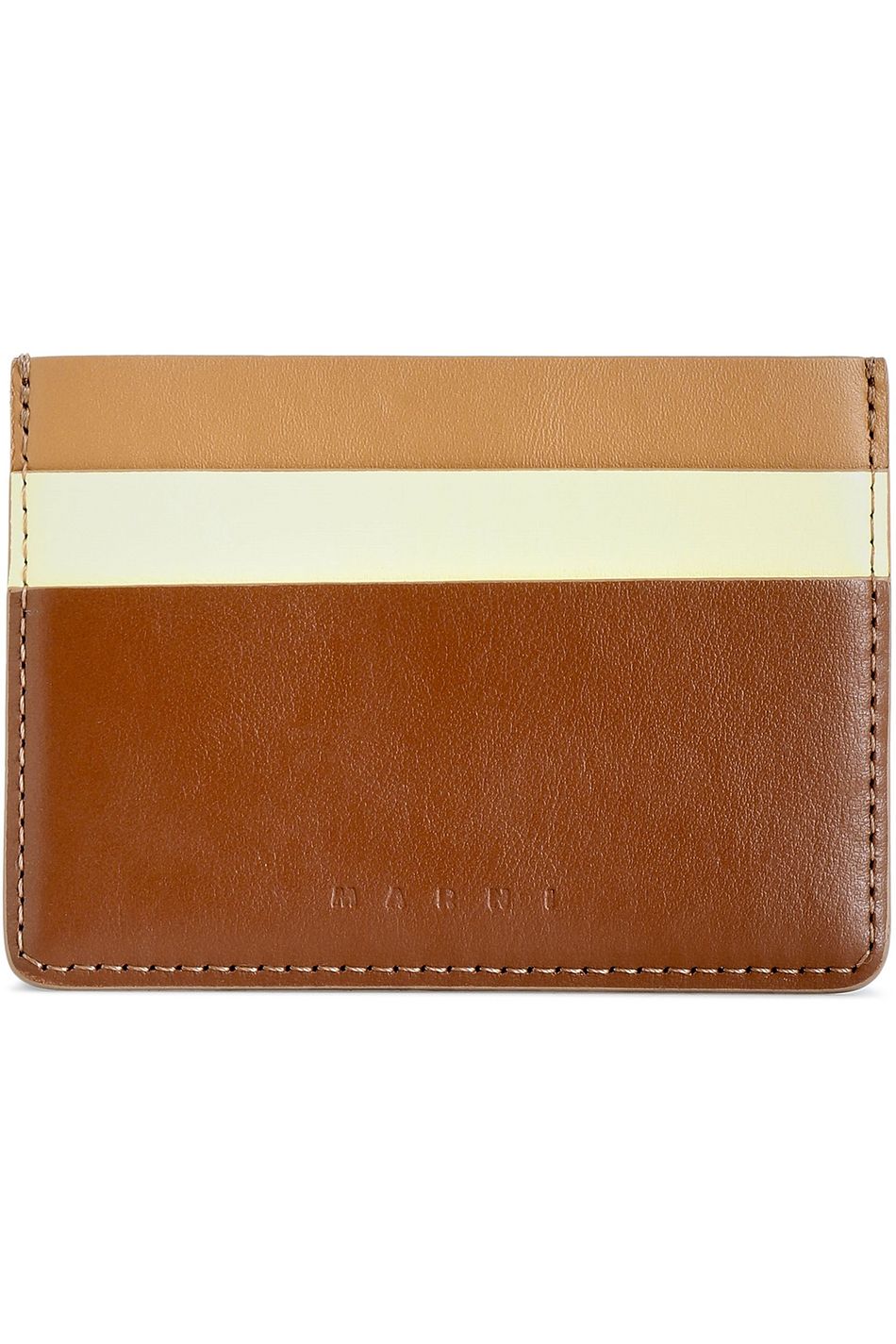 Leather Cardholder Color Brown