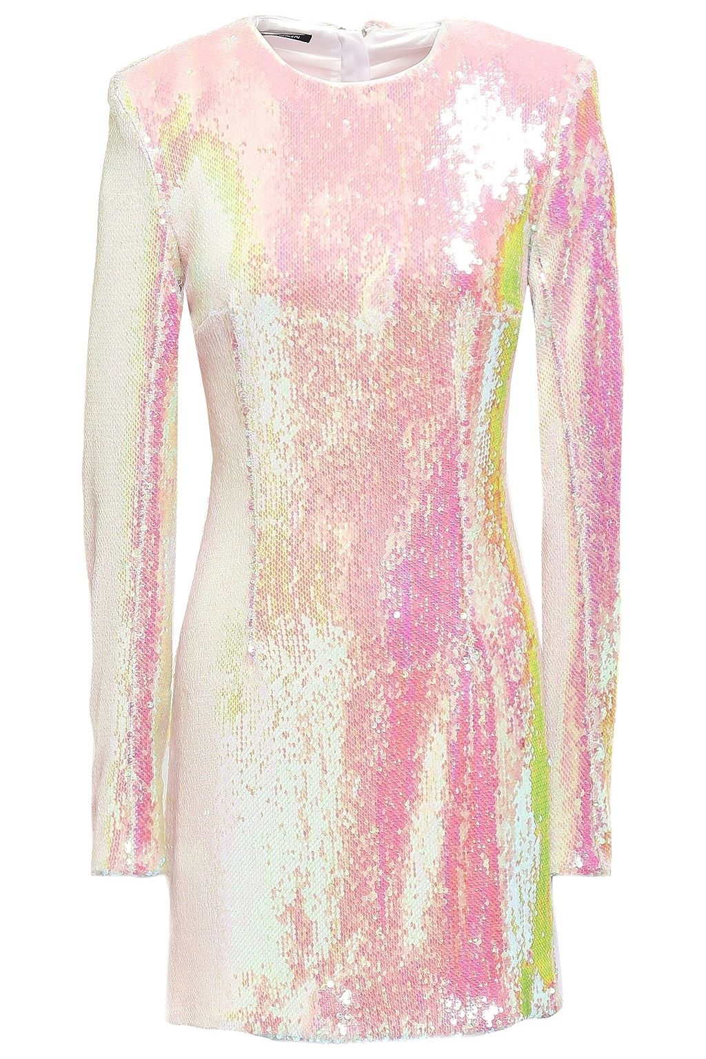 balmain sequin mini dress