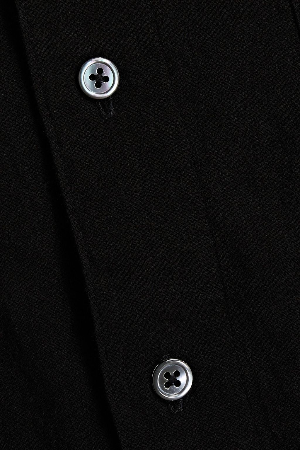 JAMES PERSE Crinkled cotton-gauze shirt