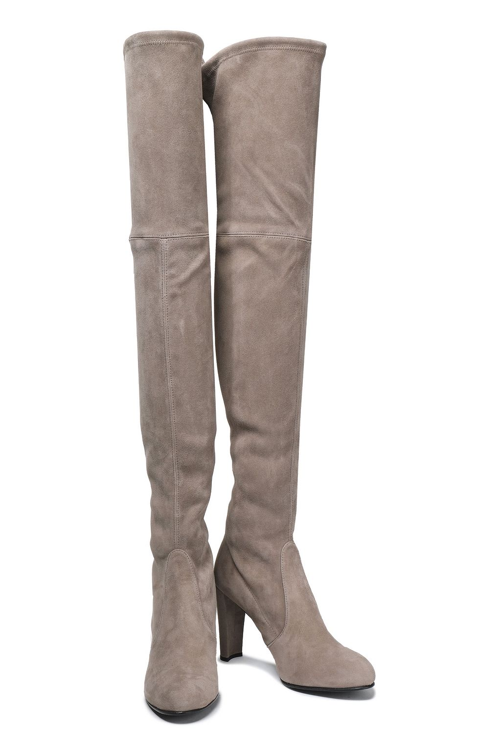 STUART WEITZMAN Suede over-the knee boots