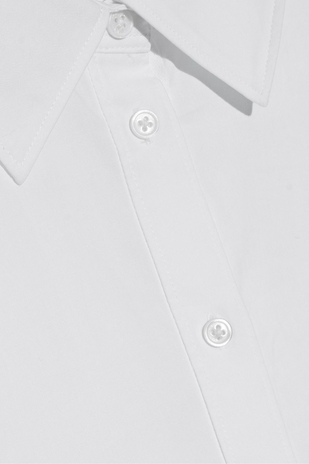 ELIZABETH AND JAMES Norman cotton-blend poplin shirt