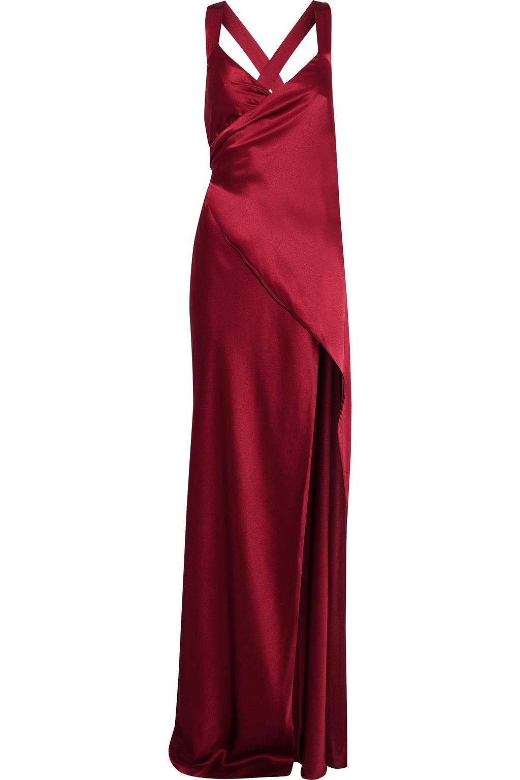 michelle mason silk wrap dress