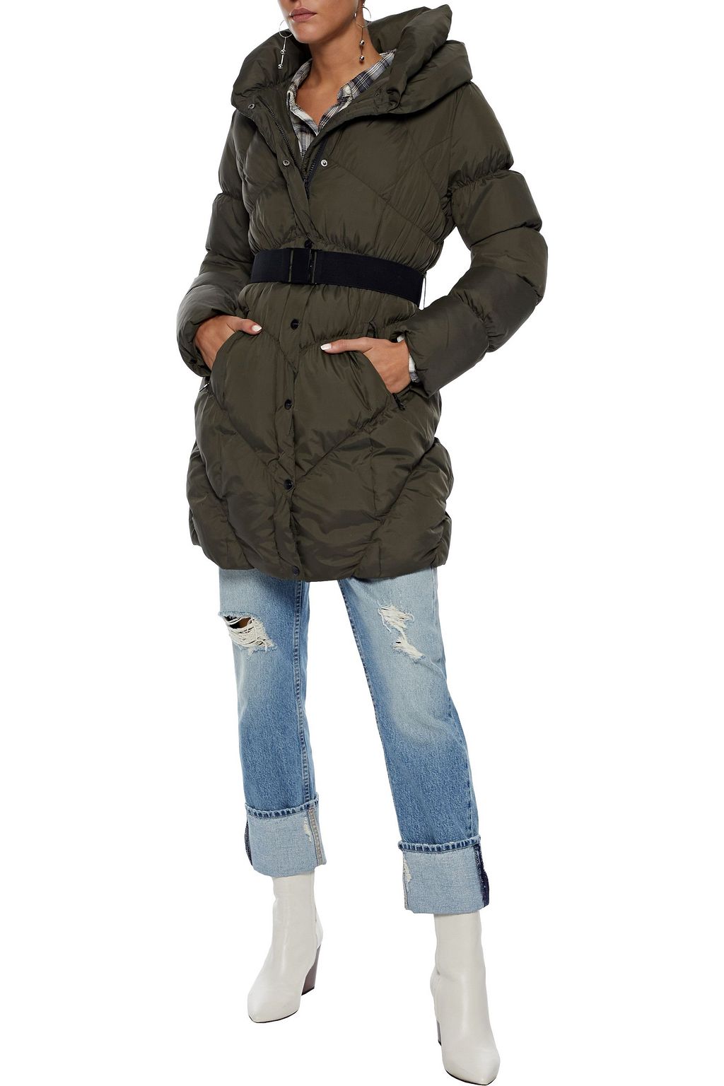 WALTER BAKER Vera quilted shell jacket