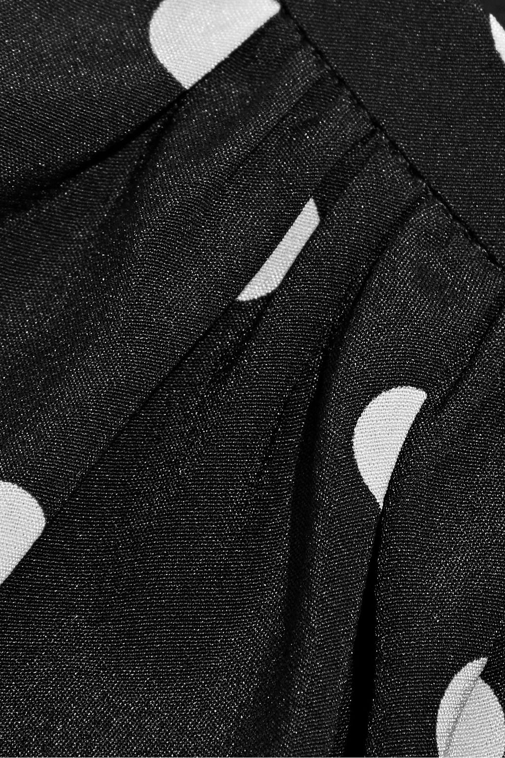 CAROLINA HERRERA Polka-dot silk-crepe top