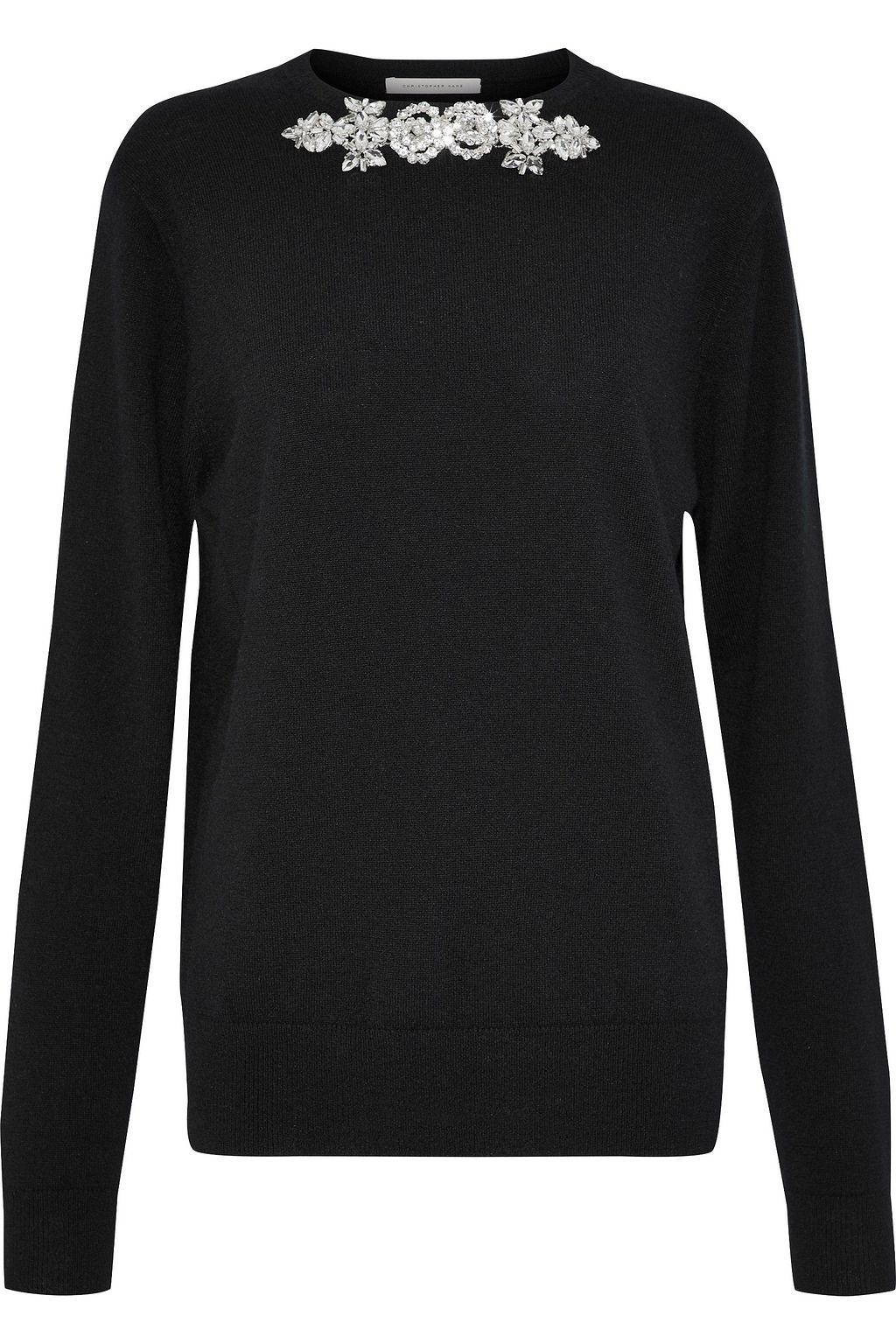 embellished cashmere sweater