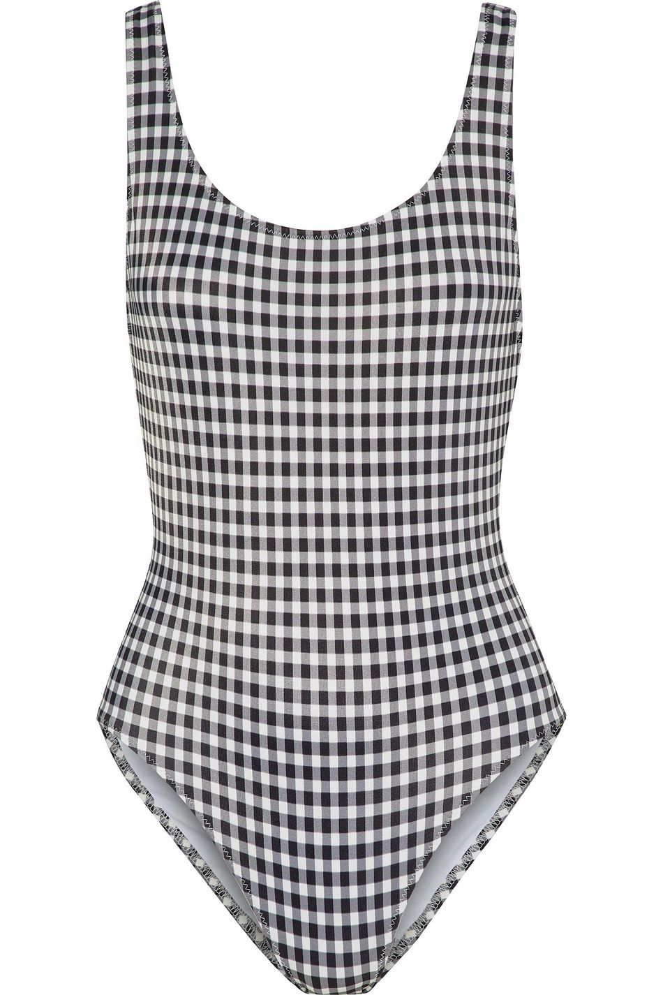 one piece gingham swimsuit